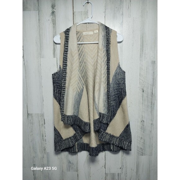 Anthropologie Sleeping on Snow Wool Blend Cardigan Size XS/S Lagenlook Boho - Picture 1 of 6